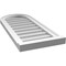 Ekena Millwork Round Top Surface Mount PVC Gable Vent w/ 2"W x 2"P Brickmould Sill Frame, 14"W x 32"H GVPRT14X3203SN - alternate 4